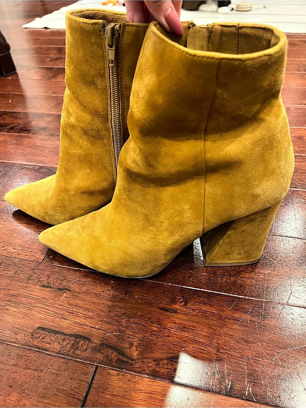 Steve Madden Women's Pointed Toe Heeled Boots in US 9